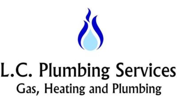 lc plumbing logo triangle